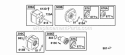 Muffler Group Diagram and Parts List for 133202-0124-02  Briggs and Stratton Engine